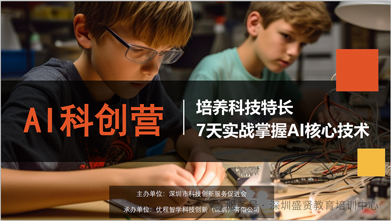 AI 科创夏令营，开始报名，让我们相遇深圳理工大学！